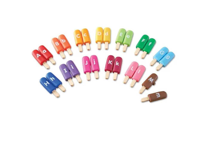 Letter Learning Popsicles